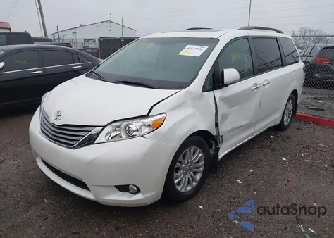 2015 Toyota Sienna Xle 8 Passenger from USA, damaged, VIN 5TDYK3DC4FS647798